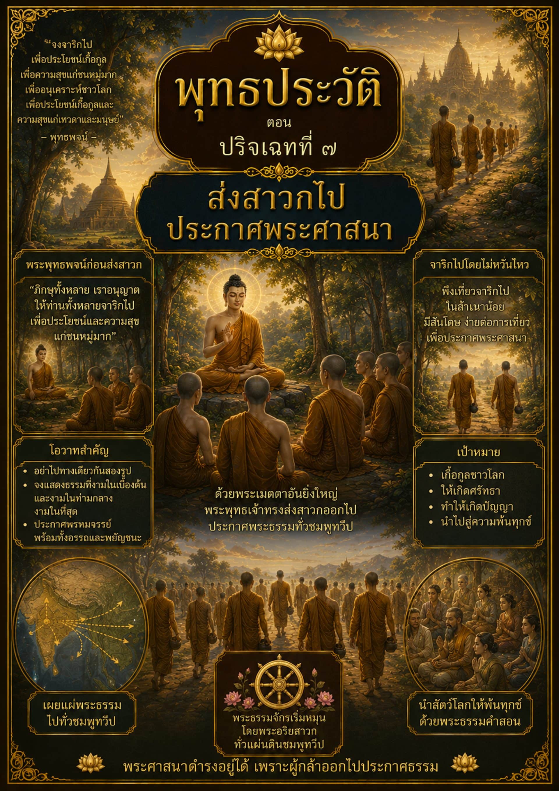 ปริจเฉทที่ 7 : ส่ งสาวกไปประกาศพระศาสนา