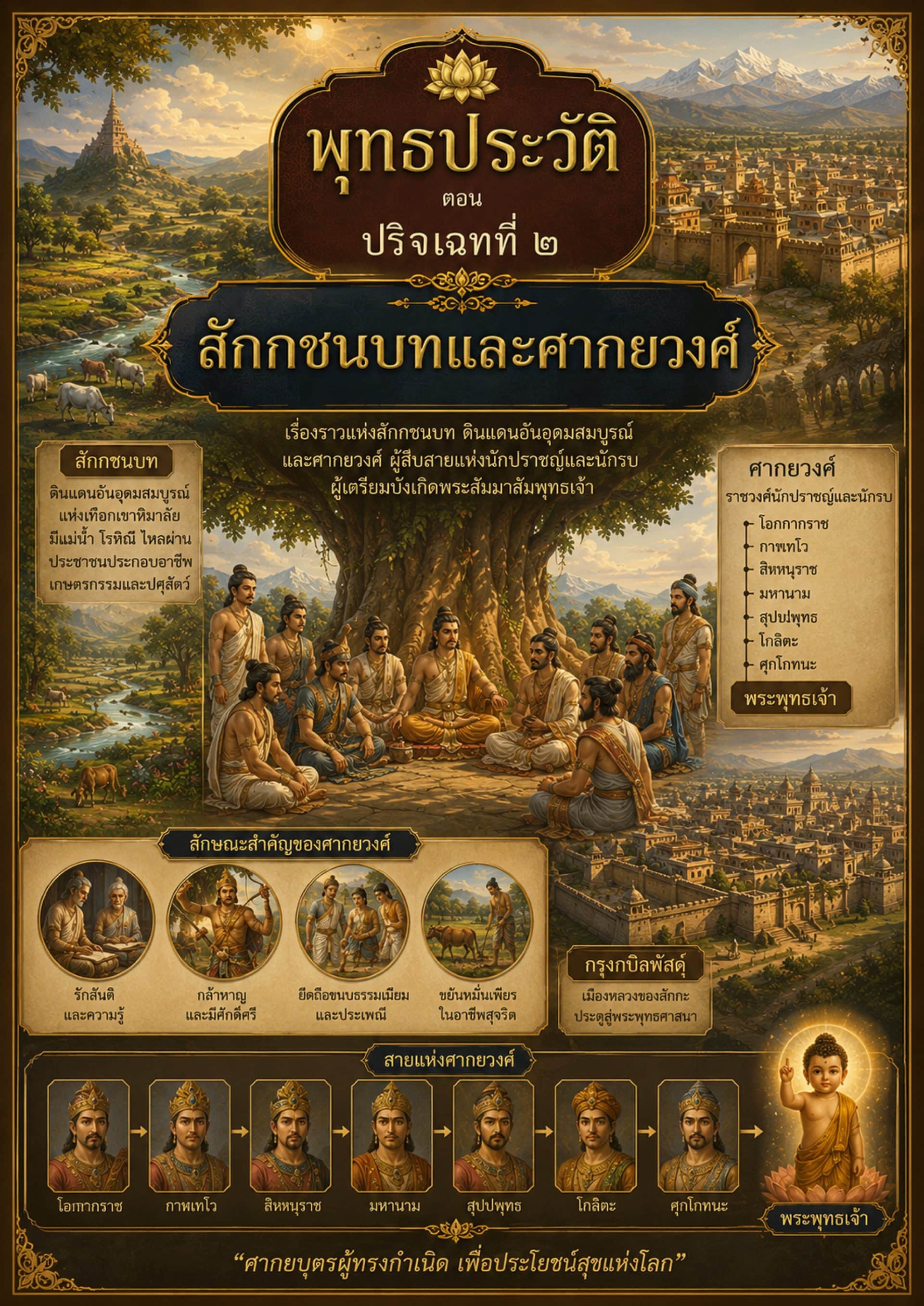 ปริจเฉทที่ 2 : สักกชนบท และศากยวงศ์