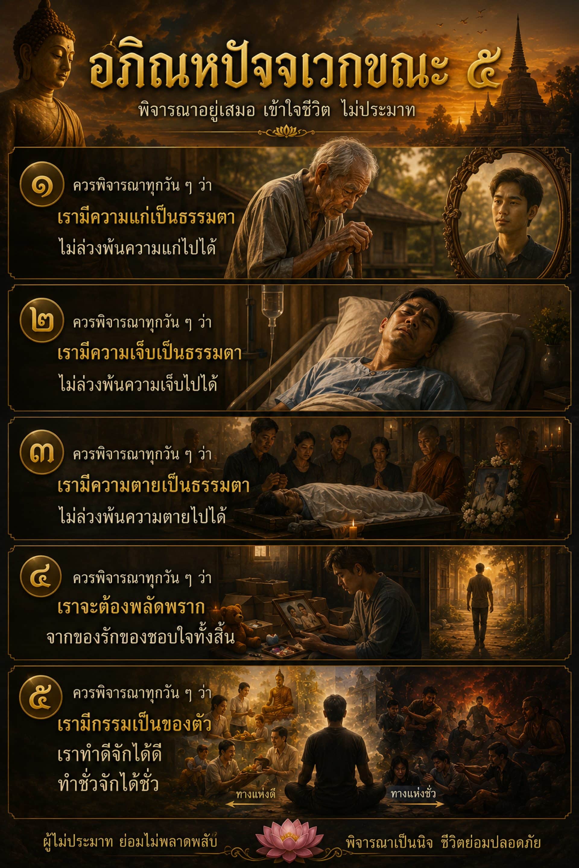 03 อภิณหปัจจเวกขณะ ๕