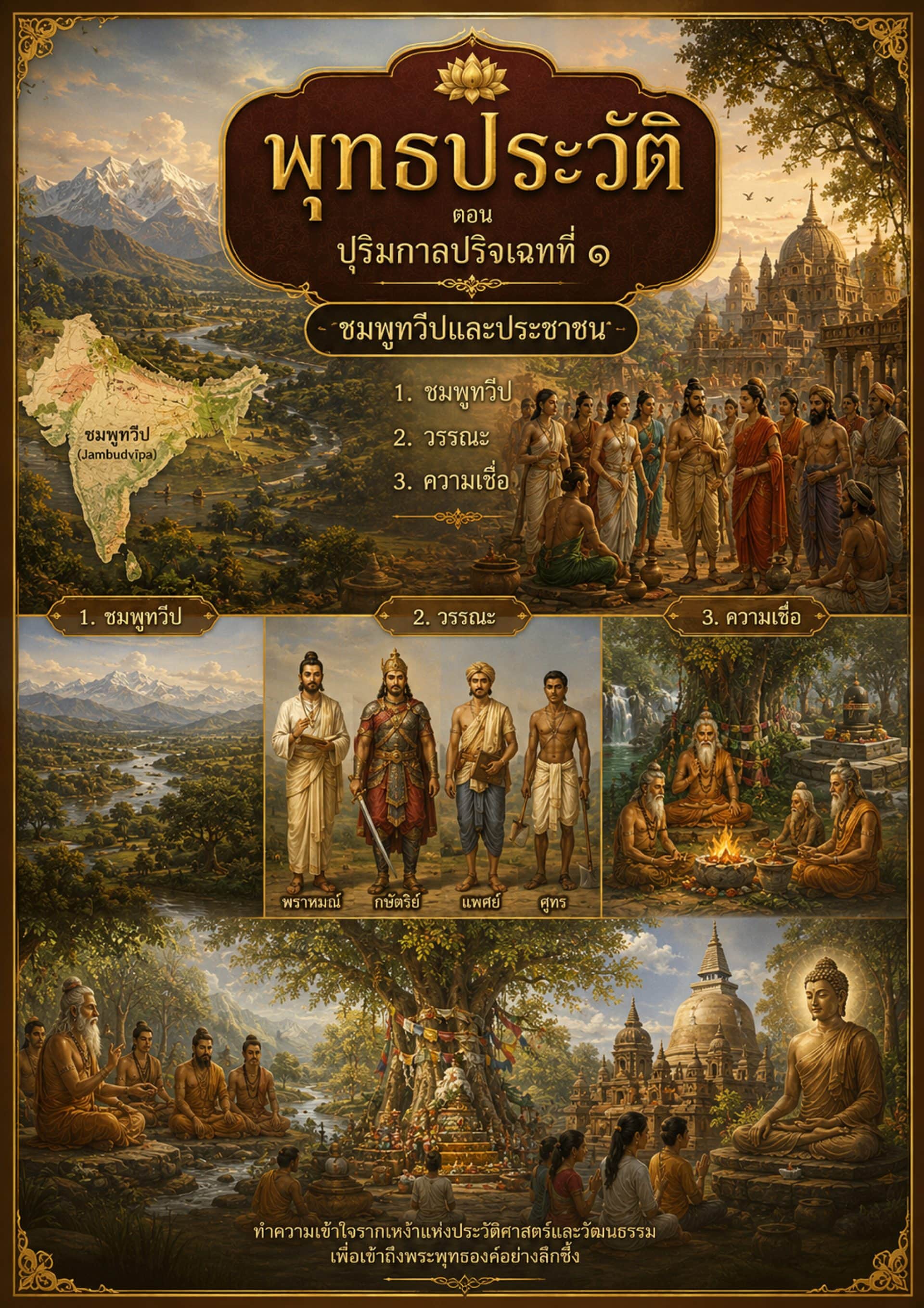 ปริจเฉทที่ 1 : ชมพทวีป และประชาชน