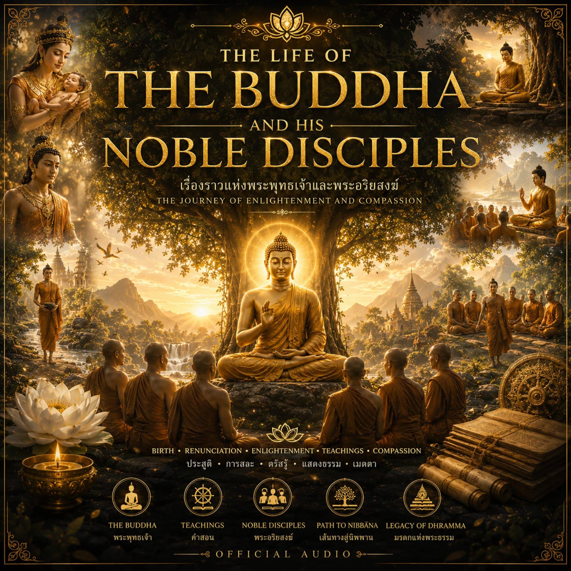 The Life of the Buddha and His Noble Disciples