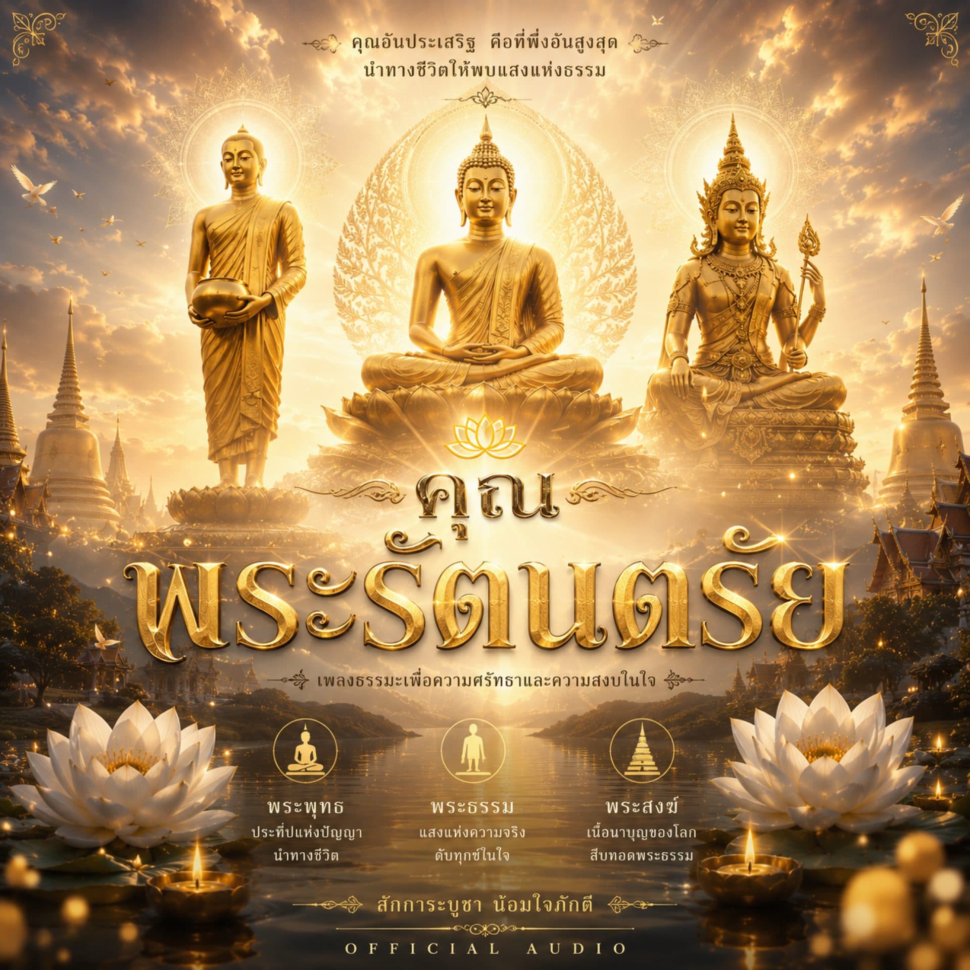 คลิพวิดีโอเพลง -เรื่องคุณพระรัตนตรัย