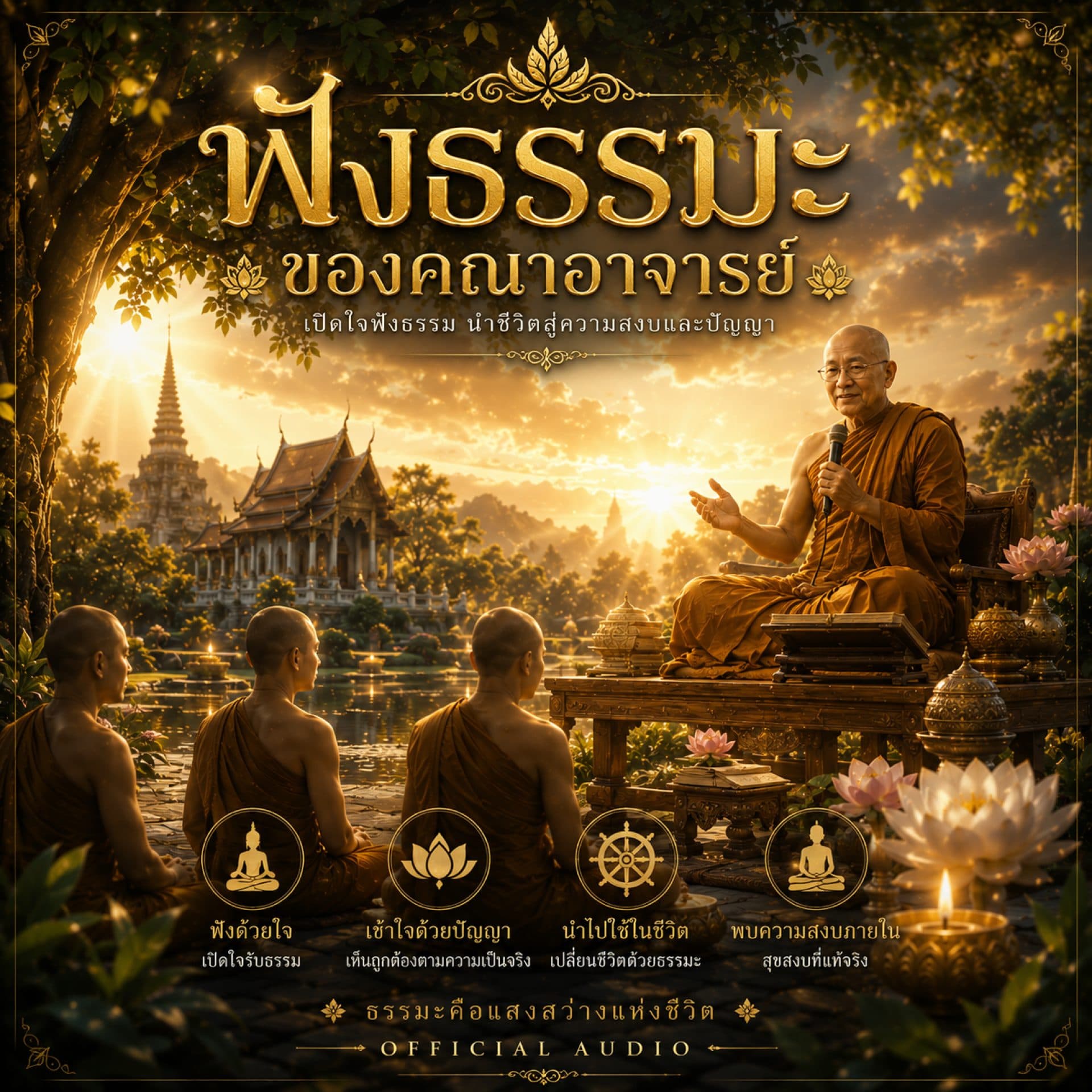 ฟังธรรมะ ของคณาจารย์